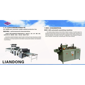 (Liandong) Ligne de production de livres d&#39;exercices (LD-1020C)